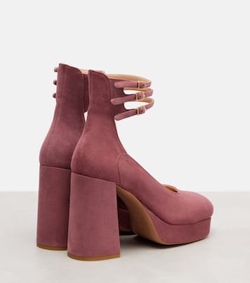 Pumps Loti 100 in suede con plateau | Chloé