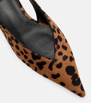 Pumps slingback in cavallino con zeppa | Toteme