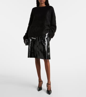 Oversize-Pullover aus einem Alpakawollgemisch | Toteme