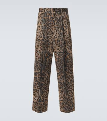 Gerade Hose aus einem Baumwollgemisch | Dolce&Gabbana