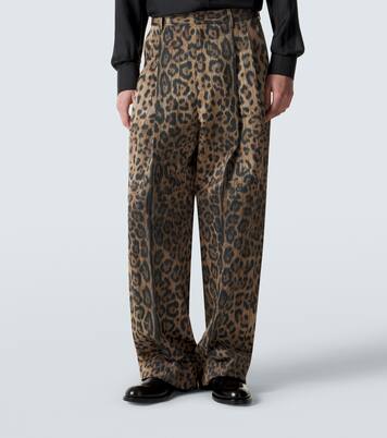 Gerade Hose aus einem Baumwollgemisch | Dolce&Gabbana