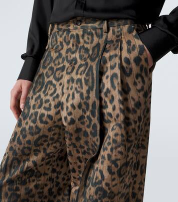 Gerade Hose aus einem Baumwollgemisch | Dolce&Gabbana