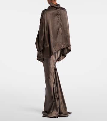 Satin maxi skirt | Rick Owens