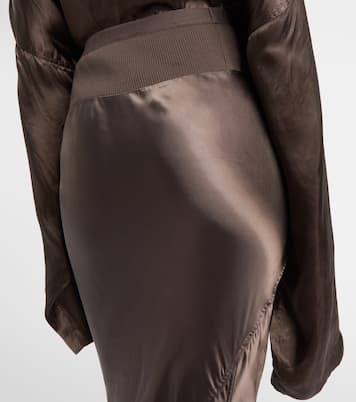 Satin maxi skirt | Rick Owens