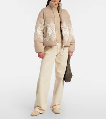 Belinda knitted puffer jacket | Varley