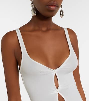 Maxikleid Verner aus Jersey mit Spitze | Christopher Esber