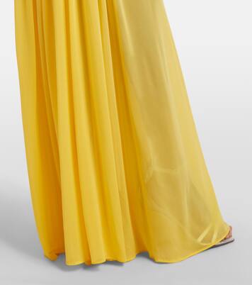 Maxikleid Verner aus Jersey mit Spitze | Christopher Esber