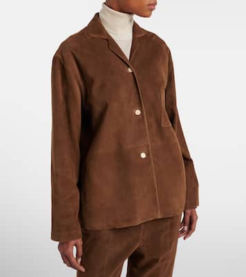 Hemd Janine aus Veloursleder | The Row