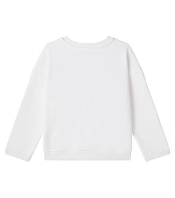Embroidered cotton jersey sweatshirt | Bonpoint