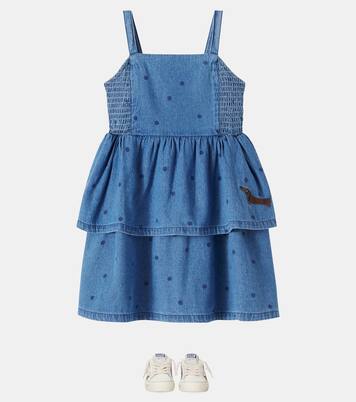 Besticktes Jeanskleid | Mini Rodini