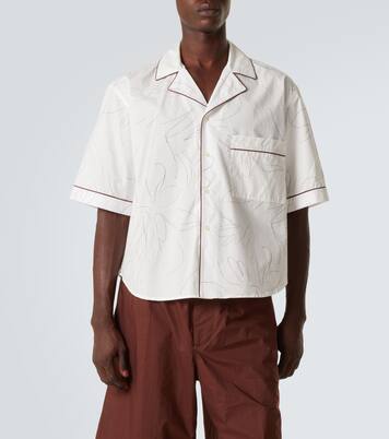 Chemise imprimée en coton | Plan C