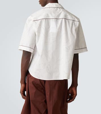Chemise imprimée en coton | Plan C