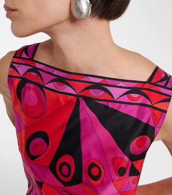 Occhi silk twill minidress | Pucci