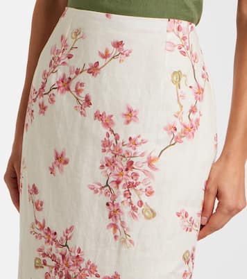 Lirica Paraiso linen maxi skirt | Agua by Agua Bendita