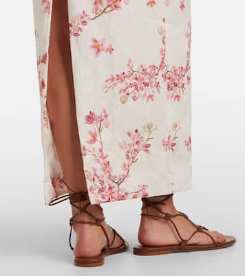 Lirica Paraiso linen maxi skirt | Agua by Agua Bendita