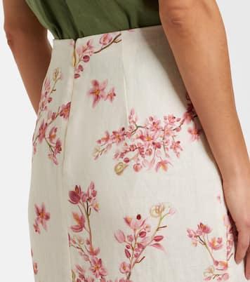 Lirica Paraiso linen maxi skirt | Agua by Agua Bendita