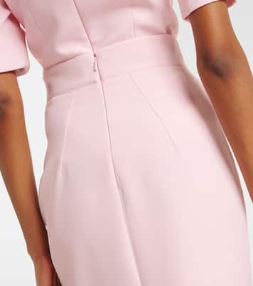 Hokuku crêpe pencil skirt | Safiyaa