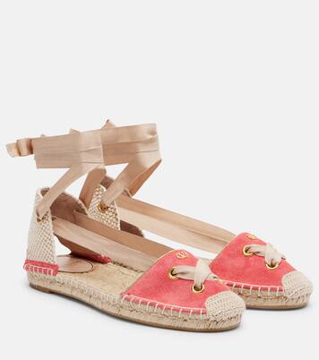 Espadrilles Resort aus Veloursleder | Valentino Garavani