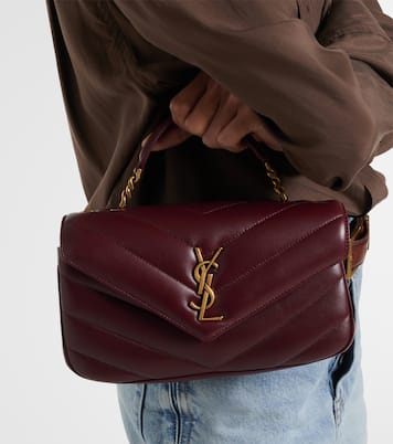 Loulou Medium matelassé leather top-handle bag | Saint Laurent