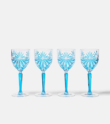 Set of 4 crystal wine glasses | Les-Ottomans