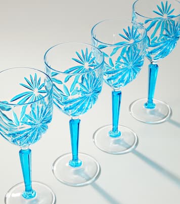Set of 4 crystal wine glasses | Les-Ottomans