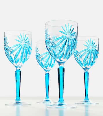 Set of 4 crystal wine glasses | Les-Ottomans