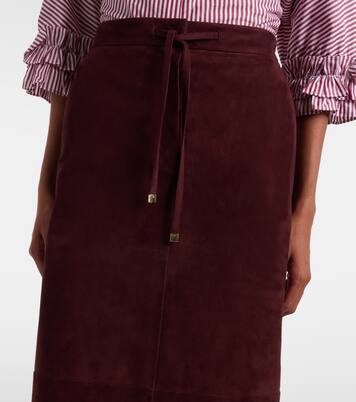 Suede midi skirt | 'S Max Mara