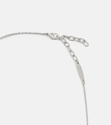 Gancini crystal-embellished necklace | Ferragamo