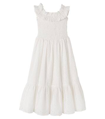 Suzanne broderie anglaise cotton dress | Poupette St Barth Kids