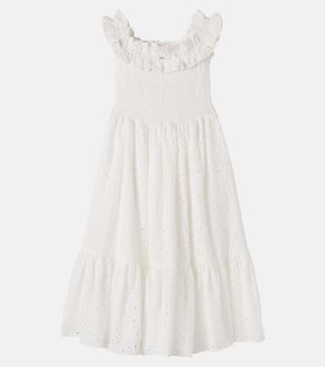 Suzanne broderie anglaise cotton dress | Poupette St Barth Kids