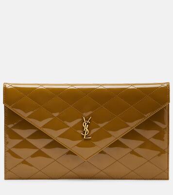 Clutch Paris aus Lackleder | Saint Laurent