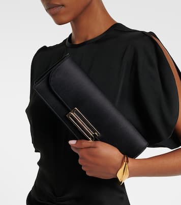 Dorian East-West satin clutch | Victoria Beckham