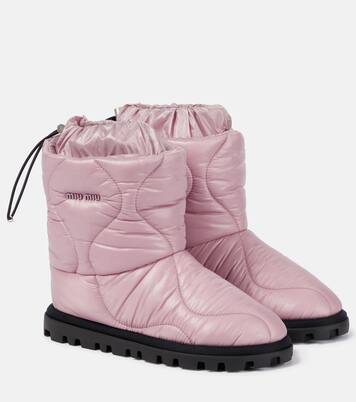 Logo snow boots | Miu Miu