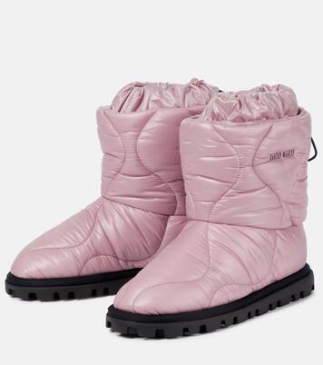 Logo snow boots | Miu Miu