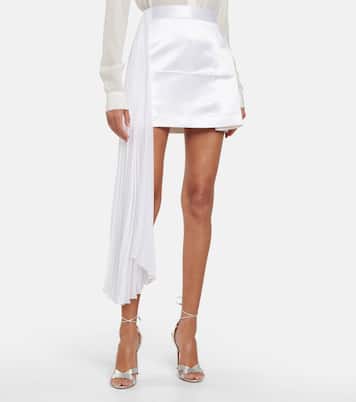 Plissierter asymmetrischer Minirock | Peter Do