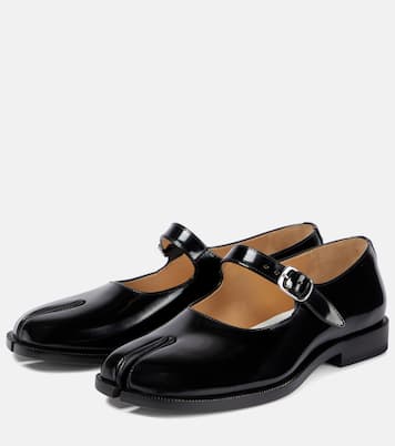 Tabi patent leather Mary Jane flats | Maison Margiela