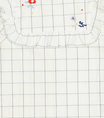 Cotton embroidered top | Bonpoint