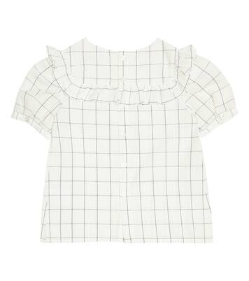 Cotton embroidered top | Bonpoint