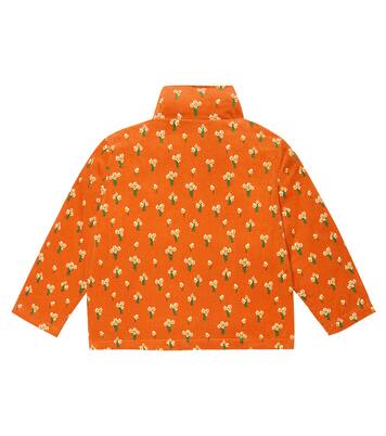 Veste matelassée en velours côtelé à fleurs | Stella McCartney Kids
