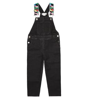Logo cotton-blend overalls | Stella McCartney Kids