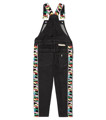 Logo cotton-blend overalls | Stella McCartney Kids