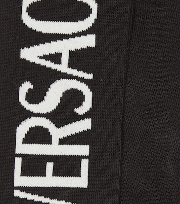 Logo jacquard socks | Versace Kids