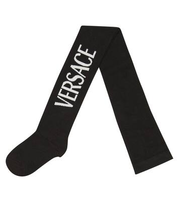 Logo jacquard socks | Versace Kids