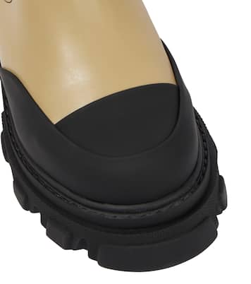 Knee-high leather boots | Ganni