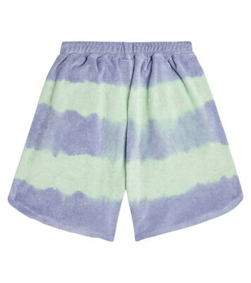 Tie-dye embroidered terry shorts | Jellymallow