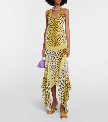 Pantoletten Cheope aus Metallic-Leder | The Attico