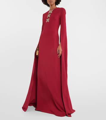 Abito lungo in crêpe | Elie Saab