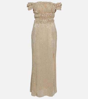 Bestickte Robe aus einem Seidengemisch | Altuzarra