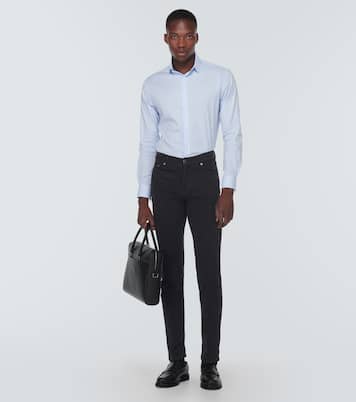 Mid-rise straight jeans | Kiton