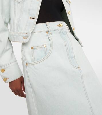 Falda larga en denim | Nina Ricci